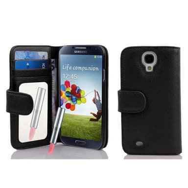 Samsung Galaxy S4 lommebokdeksel etui (svart)