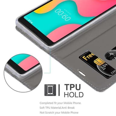 WIKO Y60 lommebokdeksel etui (grå)