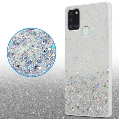 Samsung Galaxy A21s Silikondeksel Glitter