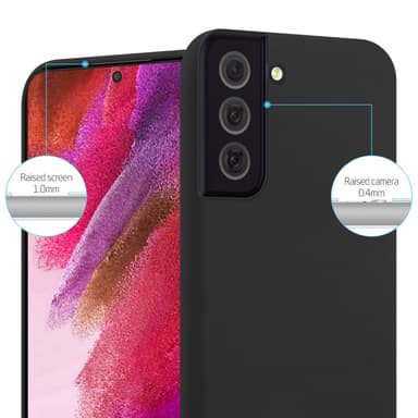Deksel Samsung Galaxy S22 PLUS Silikon cover (svart)