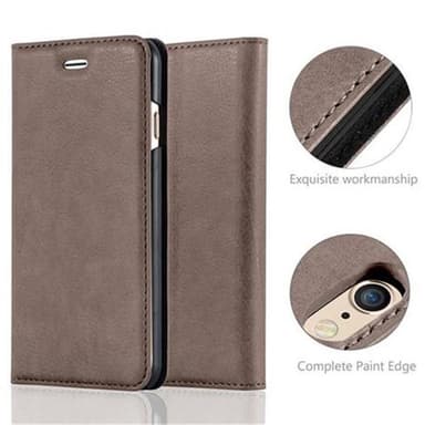 iPhone 6 / 6S lommebokdeksel case (brun)