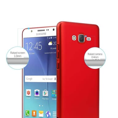 Deksel Samsung Galaxy J7 2015 Case Cover (rød)