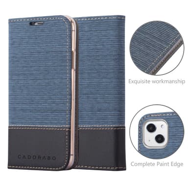 iPhone 13 MINI lommebokdeksel etui (blå)