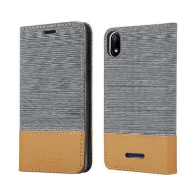 WIKO Y60 lommebokdeksel etui (grå)