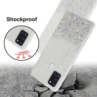 Samsung Galaxy A21s Silikondeksel Glitter