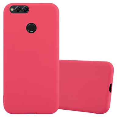 Deksel Honor 7X Silikon cover (rød)