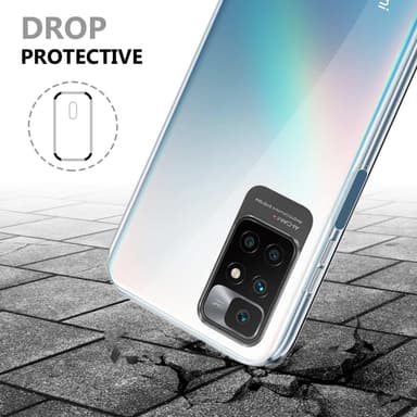 Xiaomi RedMi 10 Deksel 360 Case Cover (gjennomsiktig)