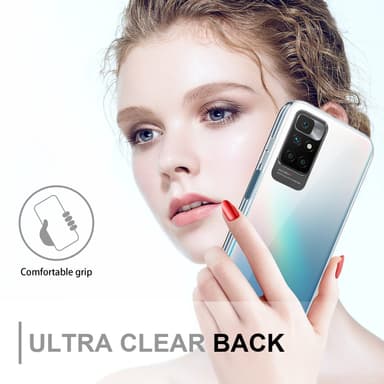 Xiaomi RedMi 10 Deksel 360 Case Cover (gjennomsiktig)
