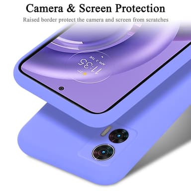 Motorola EDGE 30 NEO silikondeksel case (lilla)