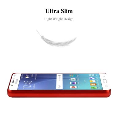 Deksel Samsung Galaxy J7 2015 Case Cover (rød)