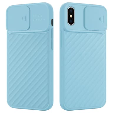 iPhone XS MAX silikondeksel case (turkis)