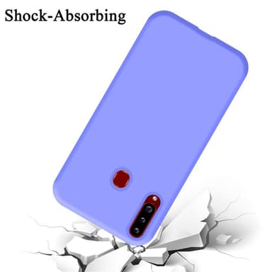Samsung Galaxy A20s silikondeksel case (lilla)