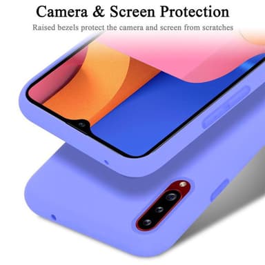 Samsung Galaxy A20s silikondeksel case (lilla)