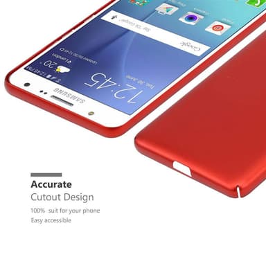 Deksel Samsung Galaxy J7 2015 Case Cover (rød)