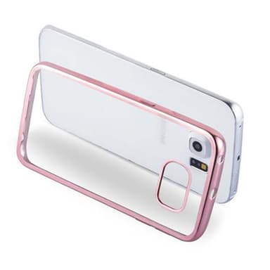 Samsung Galaxy S6 EDGE deksel ultra slim (rosa)