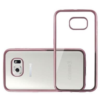 Samsung Galaxy S6 EDGE deksel ultra slim (rosa)