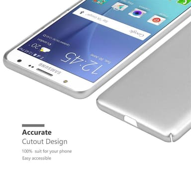Deksel Samsung Galaxy J7 2015 Case Cover (sølv)