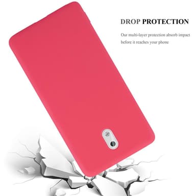 Deksel Nokia 3 2017 Silikon cover (rød)