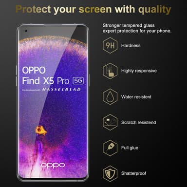 Oppo FIND X5 PRO Skjermbeskytter Skärmskydd