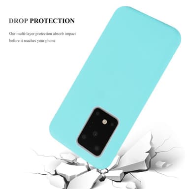 Deksel Samsung Galaxy S20 ULTRA Silikon cover (blå)