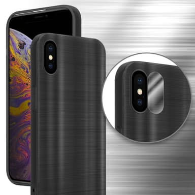 iPhone XS MAX Silikondeksel Beskyttelse (svart)