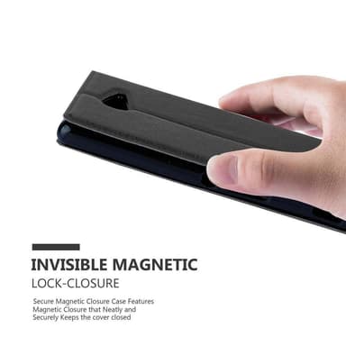 Sony Xperia M2 / M2 AQUA lommebokdeksel cover (svart)