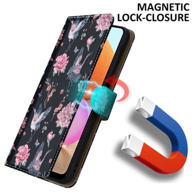 Samsung Galaxy A32 4G lommebokdeksel etui (svart)