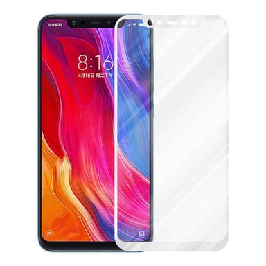 Xiaomi Mi 8 Skjermbeskytter Skärmskydd (hvit)
