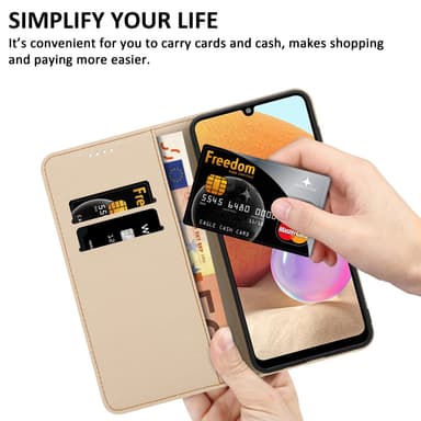 Samsung Galaxy A32 4G lommebokdeksel etui (svart)