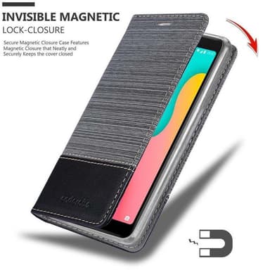 WIKO Y60 lommebokdeksel etui (grå)