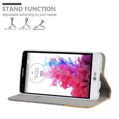 LG G3 MINI / G3 S lommebokdeksel etui (grå)