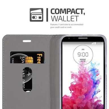 LG G3 MINI / G3 S lommebokdeksel etui (grå)
