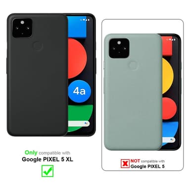 Google PIXEL 5 XL lommebokdeksel case (rød)