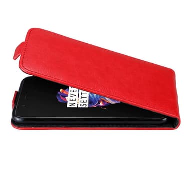 OnePlus 5 deksel flip cover (rød)
