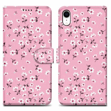iPhone XR lommebokdeksel etui (rosa)