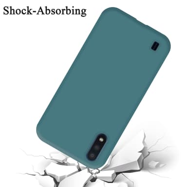 Samsung Galaxy A01 silikondeksel case (grønn)