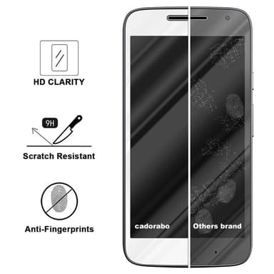 Motorola MOTO G4 PLAY Skjermbeskytter Skärmskydd (hvit)