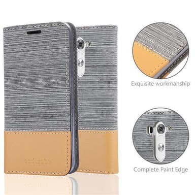 LG G3 MINI / G3 S lommebokdeksel etui (grå)