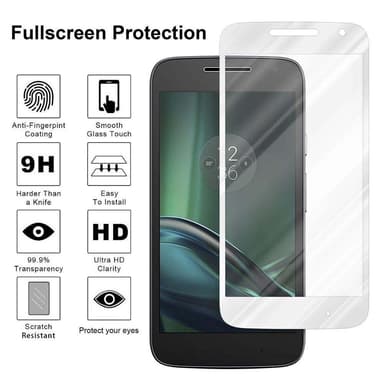 Motorola MOTO G4 PLAY Skjermbeskytter Skärmskydd (hvit)