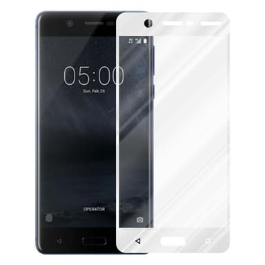 Nokia 5.1 Skjermbeskytter Skärmskydd (hvit)