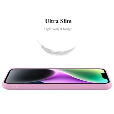 Deksel iPhone 14 Silikon cover (rosa)