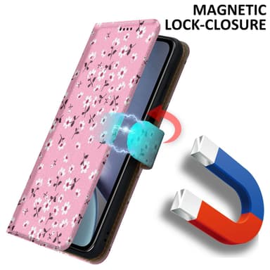 iPhone XR lommebokdeksel etui (rosa)