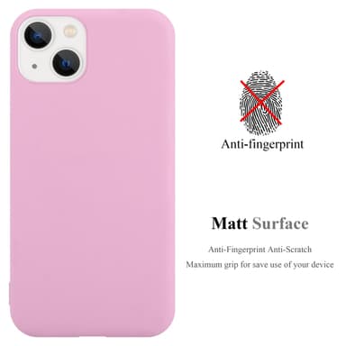 Deksel iPhone 14 Silikon cover (rosa)