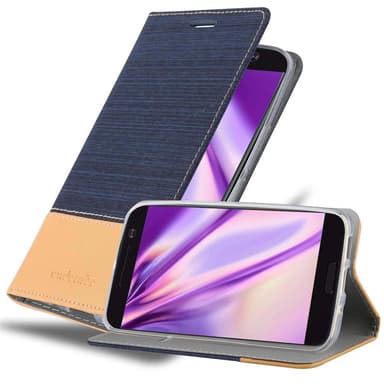 HTC ONE M10 lommebokdeksel etui (blå)