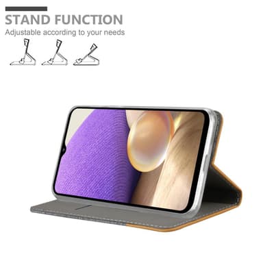 Samsung Galaxy A32 4G lommebokdeksel etui (grå)