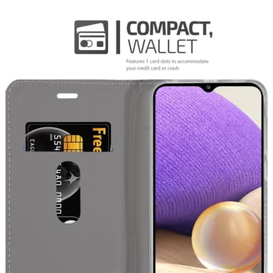 Samsung Galaxy A32 4G lommebokdeksel etui (grå)