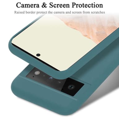 Google PIXEL 6 PRO silikondeksel case (Grønn)