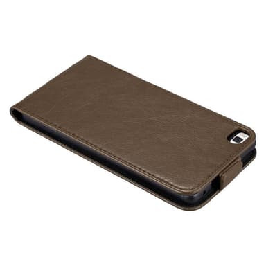 Huawei P8 deksel flip cover (brun)