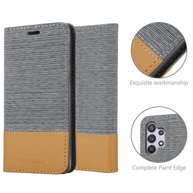 Samsung Galaxy A32 4G lommebokdeksel etui (grå)