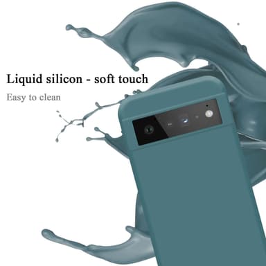 Google PIXEL 6 PRO silikondeksel case (Grønn)